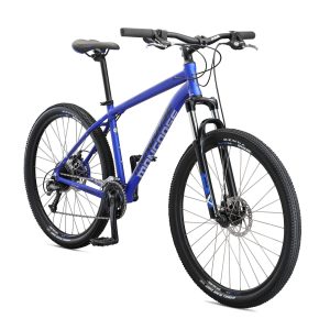 Mongoose Switchback Comp 27.5" Hardtail Mountain Bike, 18-Speed, Front Suspension, Disc Brakes, Large Frame - Blue